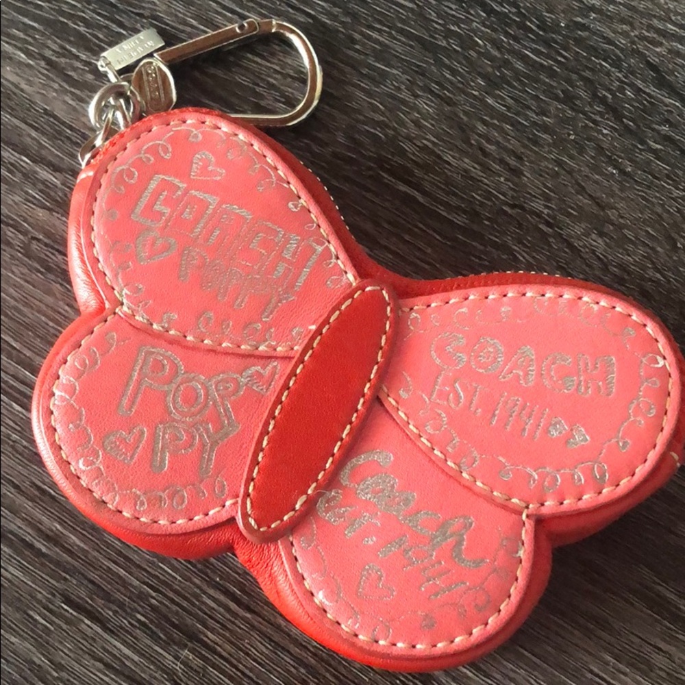 Coach keychain wallet